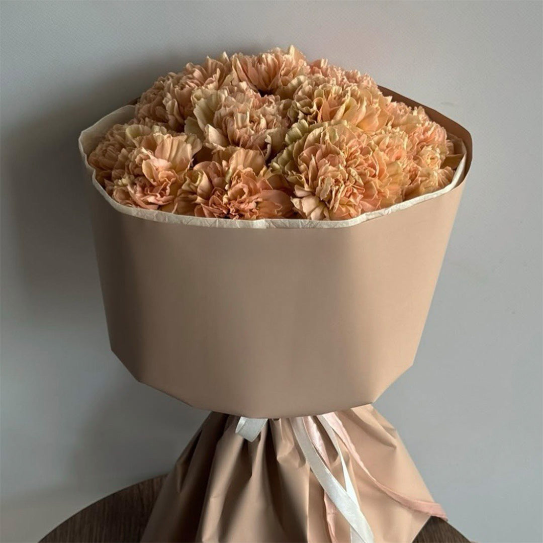 Timeless Peach Carnation Bouquet