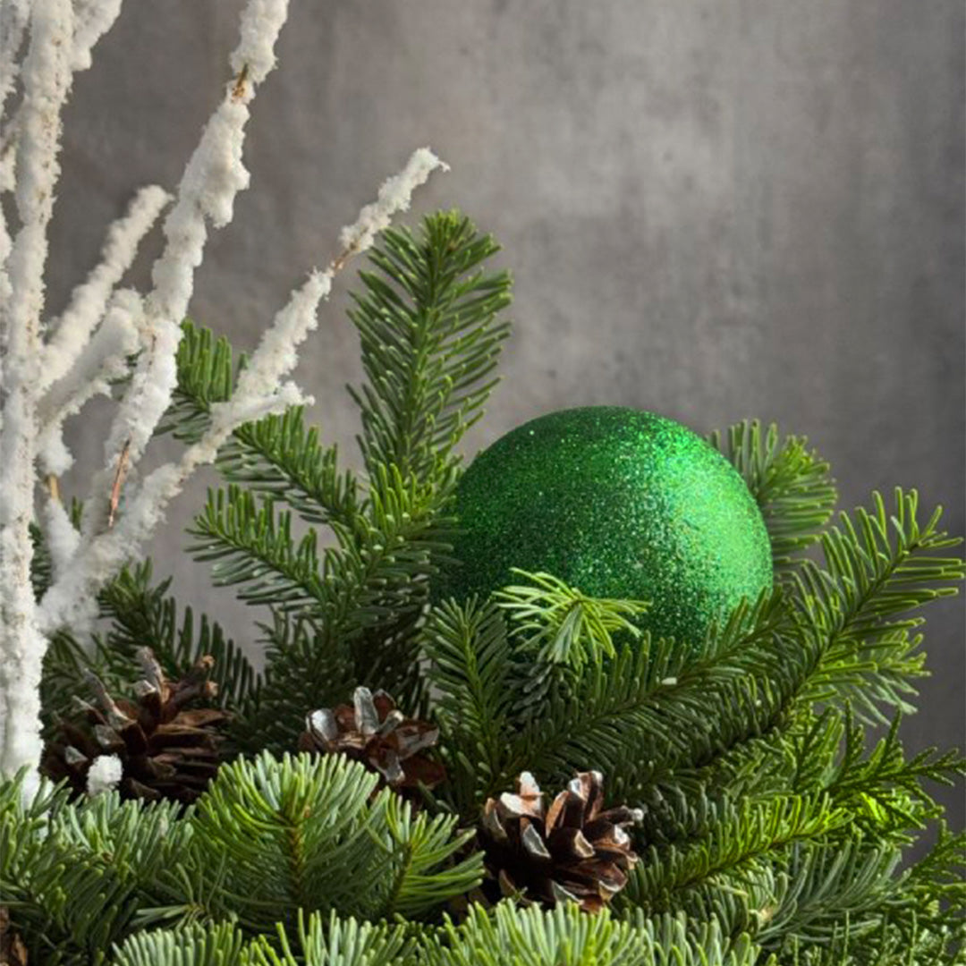 Frosted Evergreen Elegance